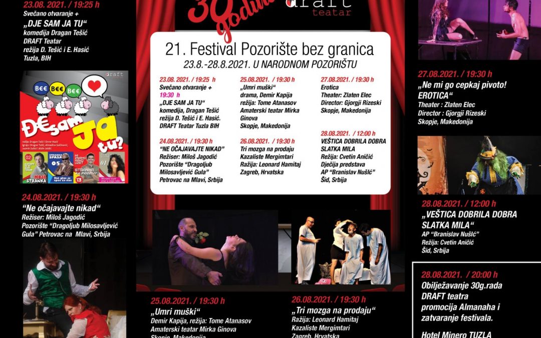 21. Festival Pozorište bez granica